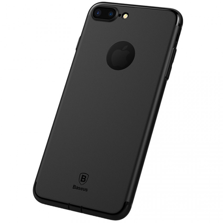 Чохол Baseus для iPhone 8 Plus/7 Plus Simple Solid Black (ARAPIPH7P-MS01)-