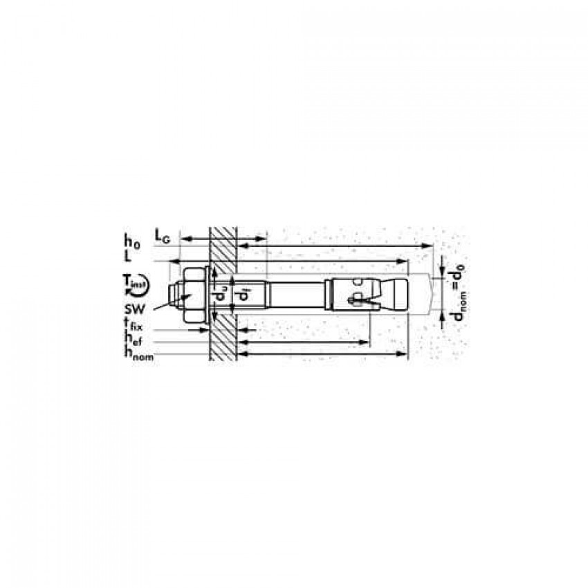 Анкер-болт m2r 10x110 / 30 Mungo 3301011-3301011