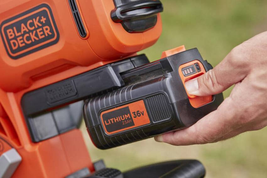 Садовий пилосос акумуляторний безщітковий BLACK DECKER BCBLV3625L1-BCBLV3625L1