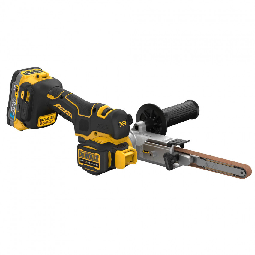 Напилок стрічковий акумуляторний безщітковий DeWALT DCM200E2T-DCM200E2T