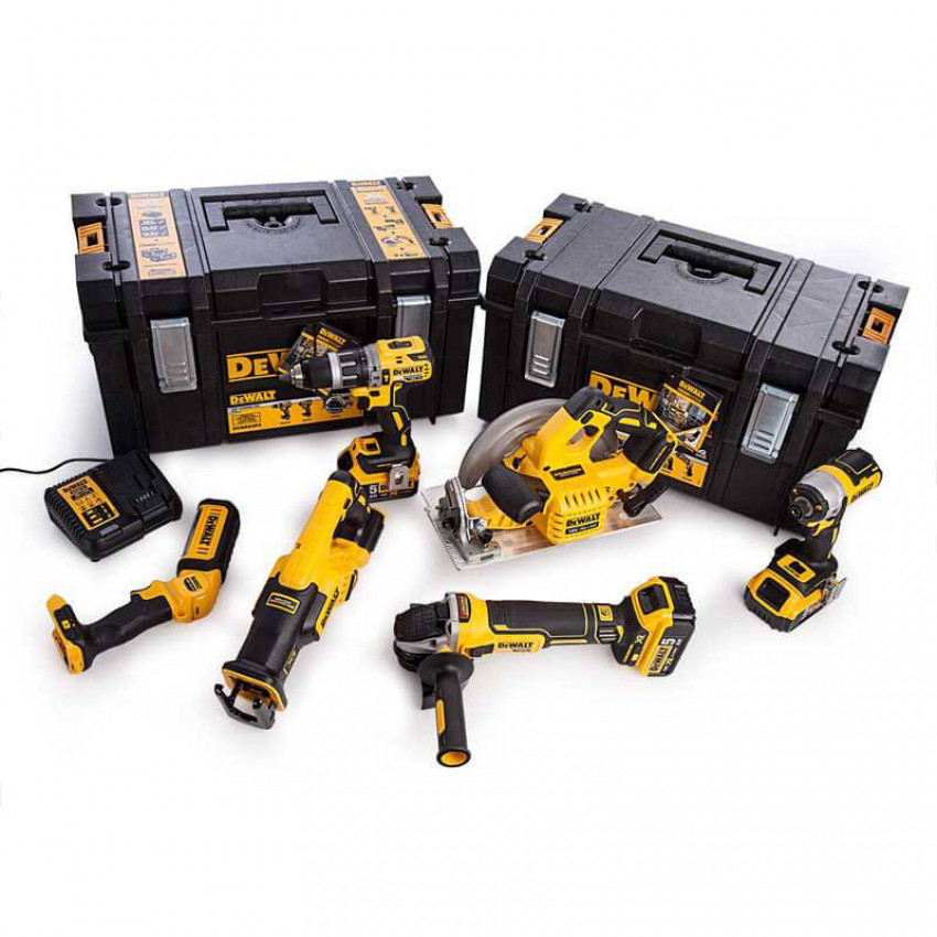 Набір із шести інструментів безщіткових DeWALT DCK623P3-DCK623P3