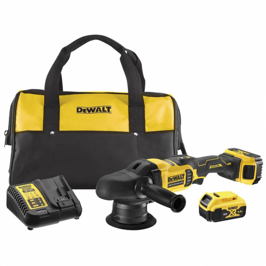 Полірувальна машина акумуляторна безщіткова DeWALT DCM848P2-DCM848P2