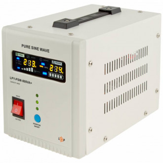 ДБЖ з правильною синусоїдою 12V LPY-PSW-800VA+(560Вт)5A/15A-[articul]