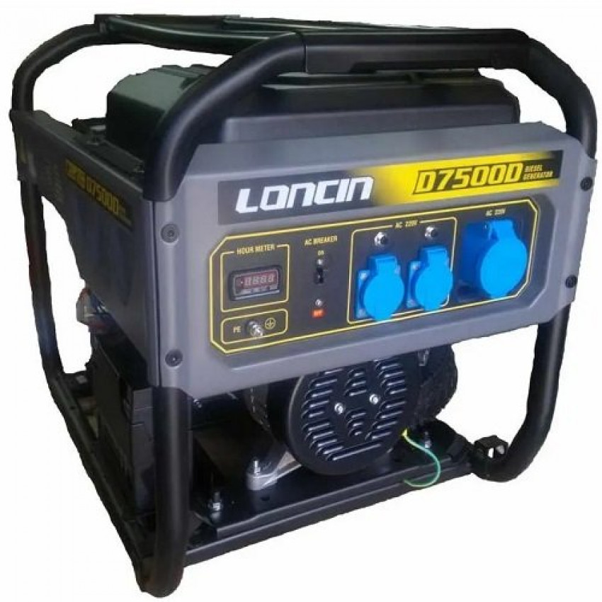 Генератор дизельний LONCIN LCD 7500 D 230В 6,0 кВт-LCD 7500 D