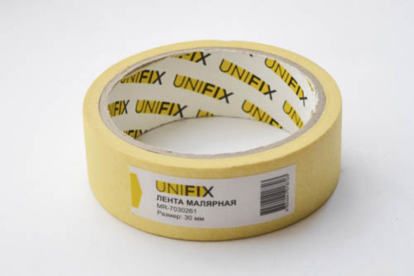 Стрічка клейка малярна 20мм*20м MR-7030261 UNIFIX-MR-7030261