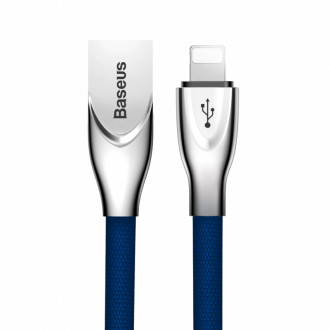 Кабель Baseus Zinc USB 2.0 to Lightning 2A 1M Синій (CALXN-03)