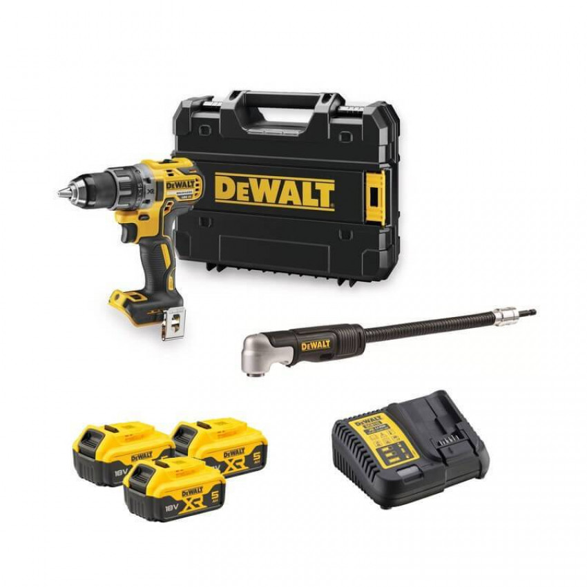 Дриль-шурупокрут акумуляторний безщітковий DeWALT DCD791P3A-DCD791P3A