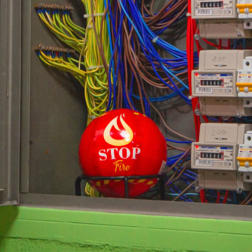 Автономна сфера порошкового пожежогасіння LogicPower Fire Stop S9.0M-