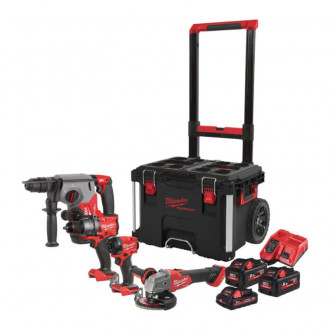 Набір акумуляторних інструментів Milwaukee M18FPP4E-555T, 4933492530-[articul]