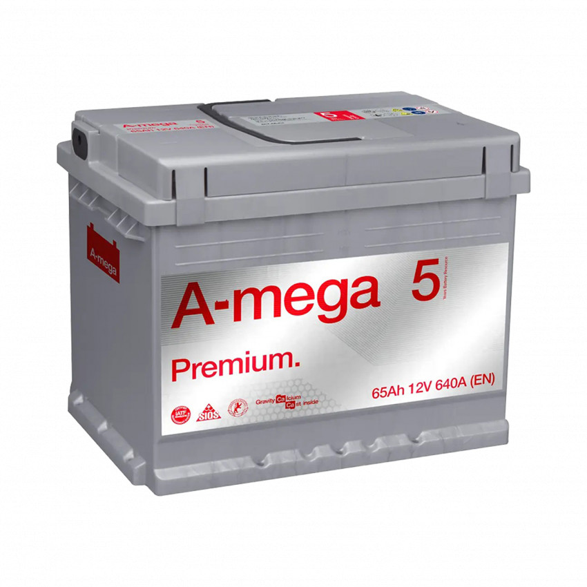 Акумулятор авто Мегатекс A-mega Premium (M5) 6СТ-65-А3 (лев) ТХП 640-