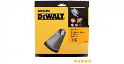 Диск пильний 165 мм 20 мм 48 EXTREME WORKSHOP DeWALT DT4087