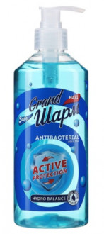 Мило туалетне рідке Grand Шарм (MAXI), ANTIBACTERIAL 500мл-[articul]