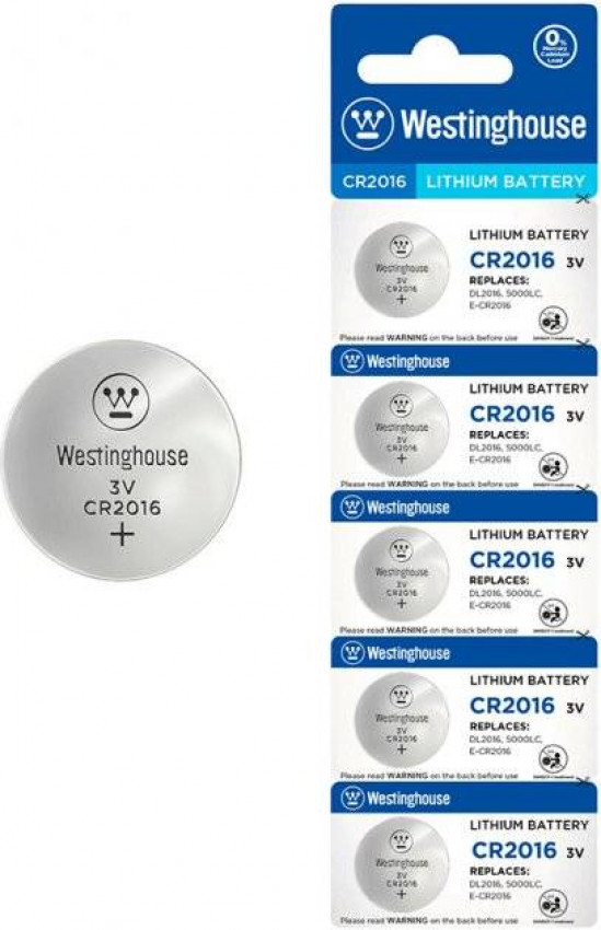 Літієва батарейка Westinghouse Lithium CR2016-CR2016-BP5