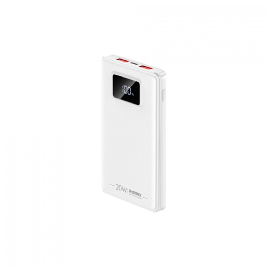 Зовнішній аккумулятор Remax Breezy 10000mAh QC 22.5W Білий (RPP-319)-