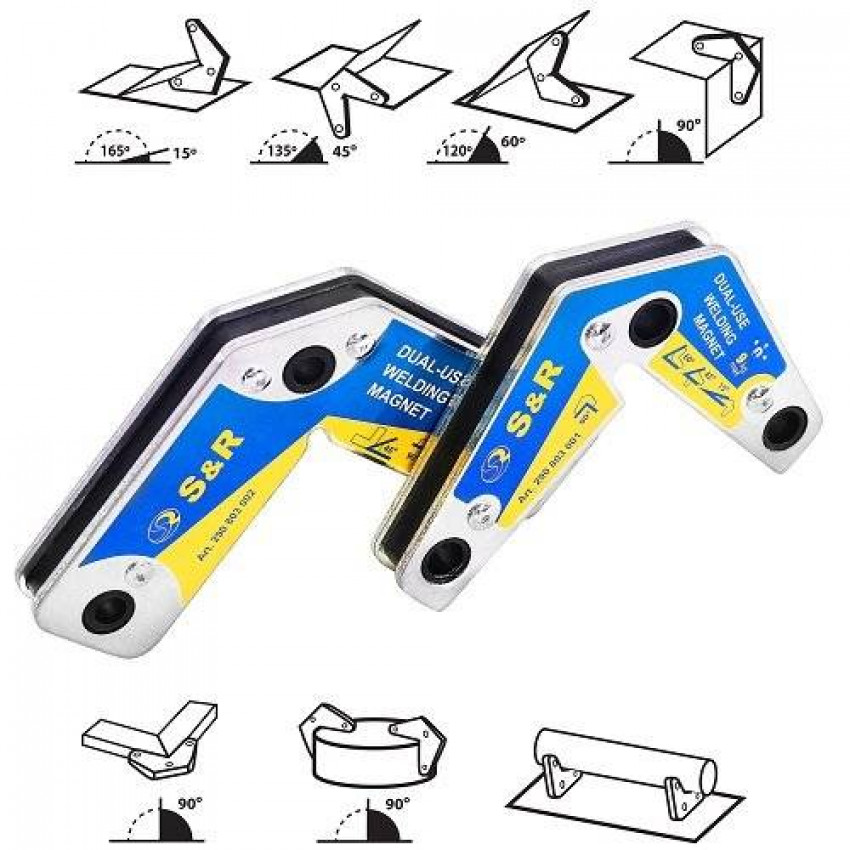 Набір зварювальних магнітів S & R 2шт. 9кг і 13кг-290803000