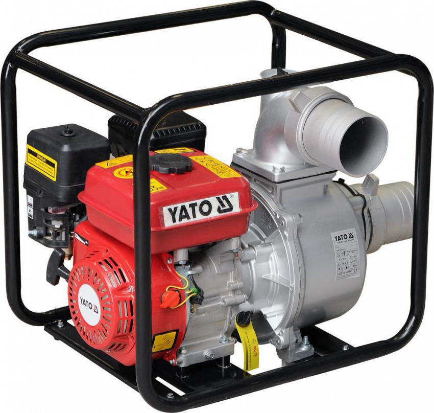 Мотопомпа YATO 4" 7,7 л.с. 96м³/год, шт-YT-85403