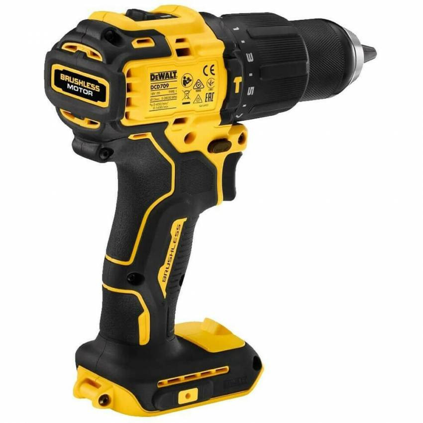 Дриль-шуруповерт акумуляторний безщітковий ударний DeWALT DCD709P2T-DCD709P2T