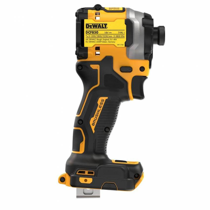 Шуруповерт акумуляторний ударний безщітковий DeWALT DCF850NT-DCF850NT