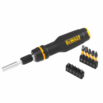 Викрутка - набір FULL FIT Telescoping, зі змінними бітами, 10 біт DeWALT DWHT68001-0-[articul]