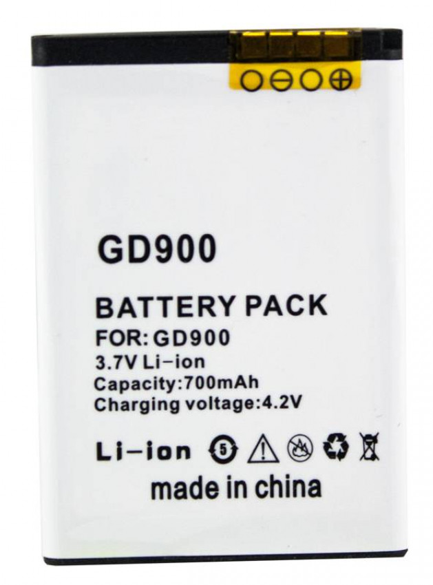 Акумулятор PowerPlant LG GD900 Crystal (IP-520N) 700mAh-DV00DV6114