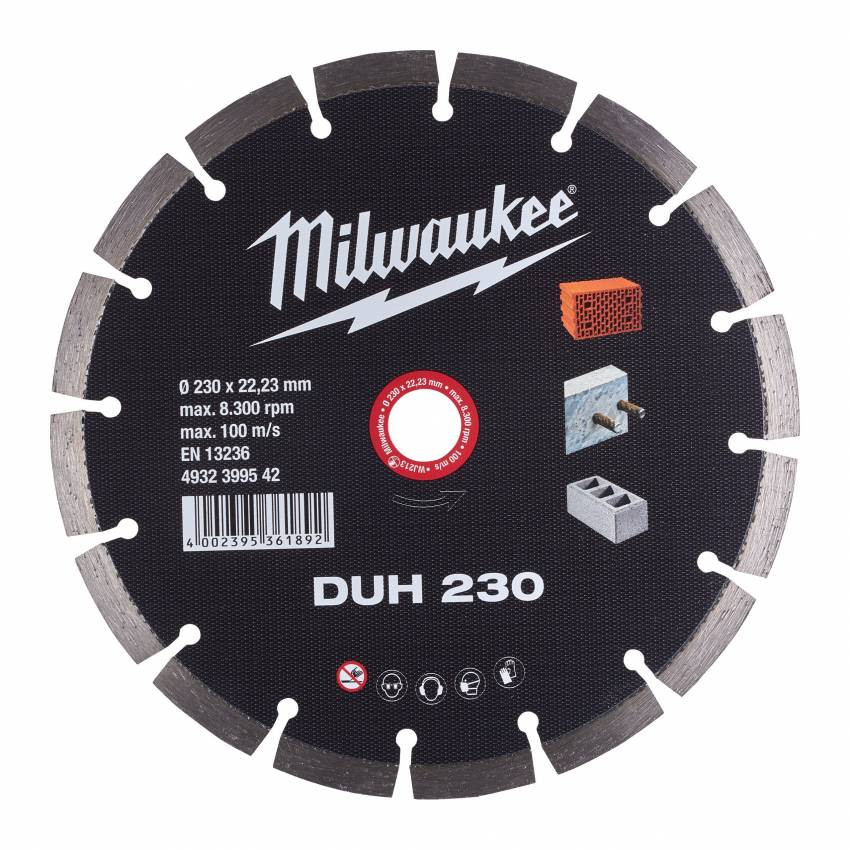 Диск алмазний MILWAUKEE DUH 350, Ø350мм-4932471986