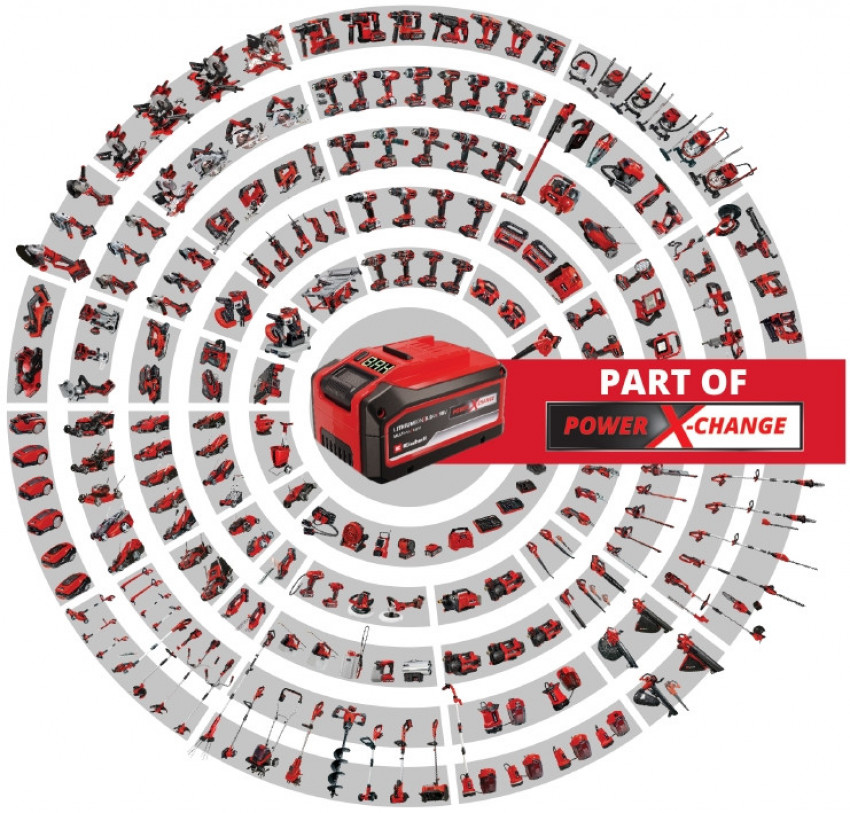 Котушка зі шлангом акумуляторна Einhell GE-HR 18/30 WH Li - Solo (4173771)-