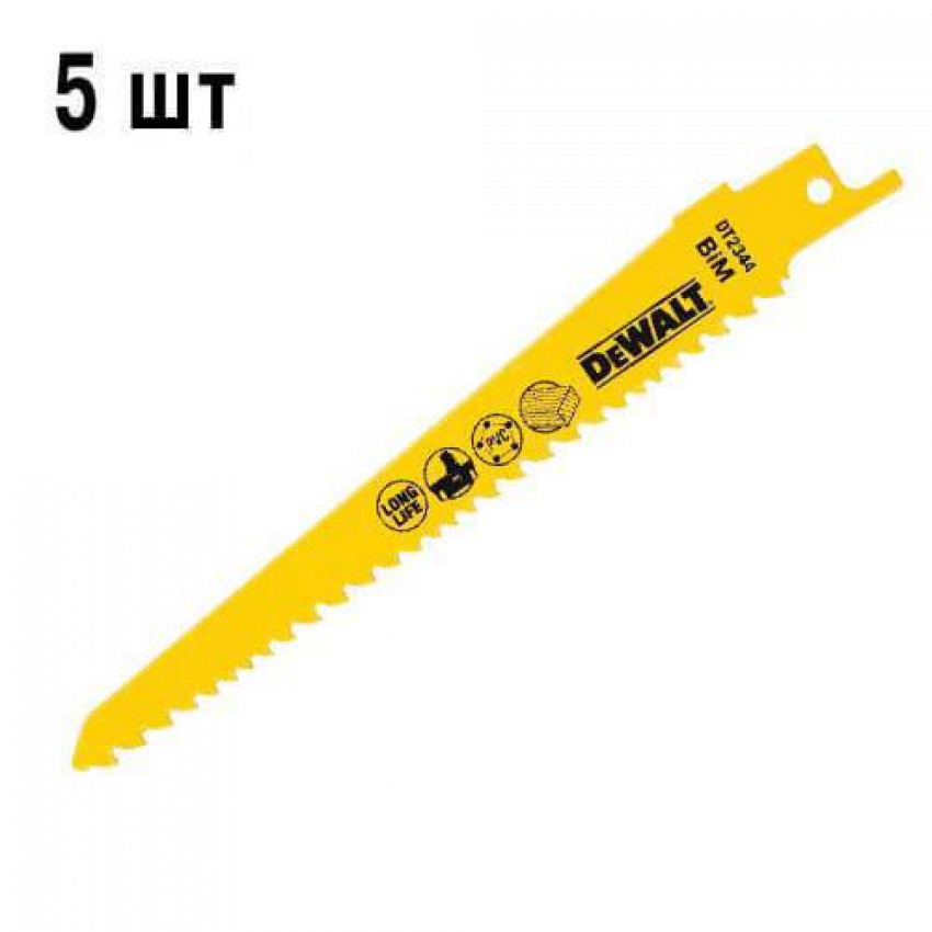 Полотно пиляльне для спеціальних матеріалів DeWALT DT2344-DT2344