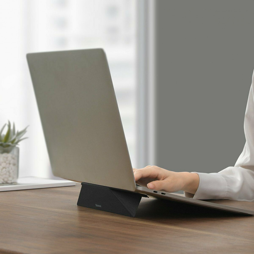 Підставка для ноутбука Baseus Ultra Thin Laptop Stand Сірий (SUZB-0G)-