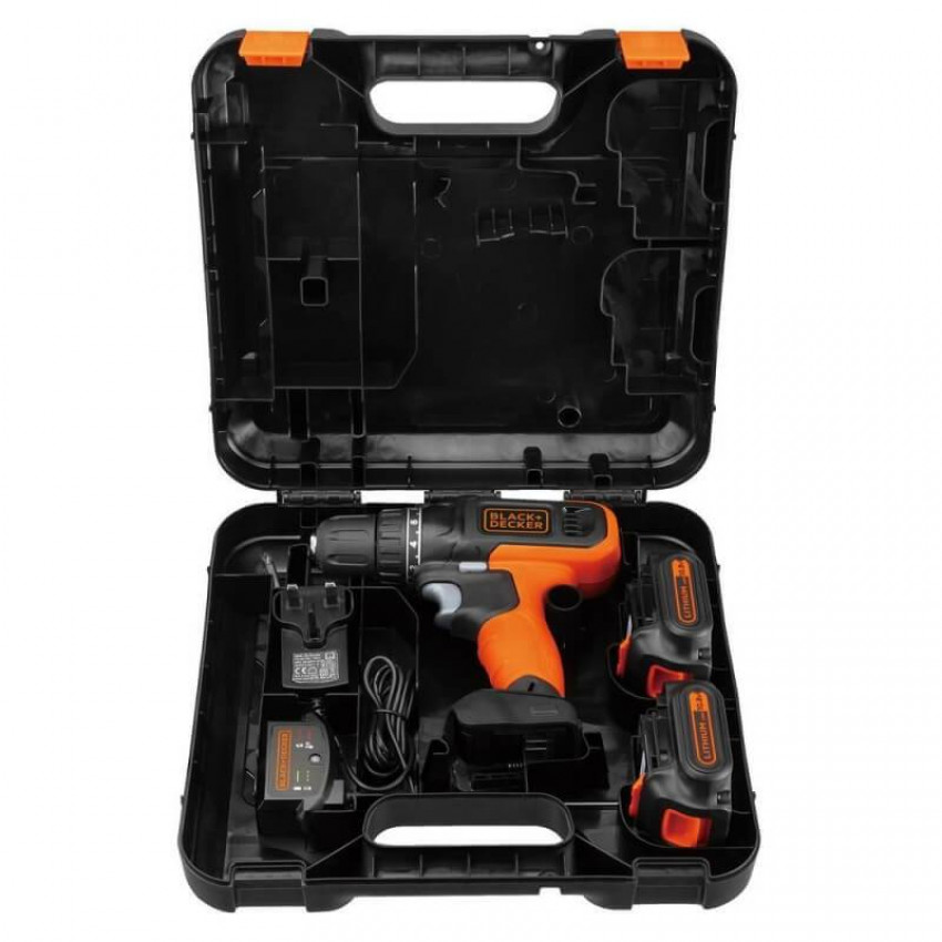 Дриль-шуруповерт акумуляторний BLACK DECKER BCD7122CK-BCD7122CK