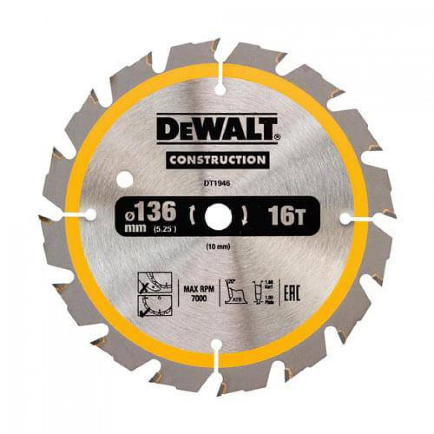 Диск пильний DEWALT DT1946-DT1946