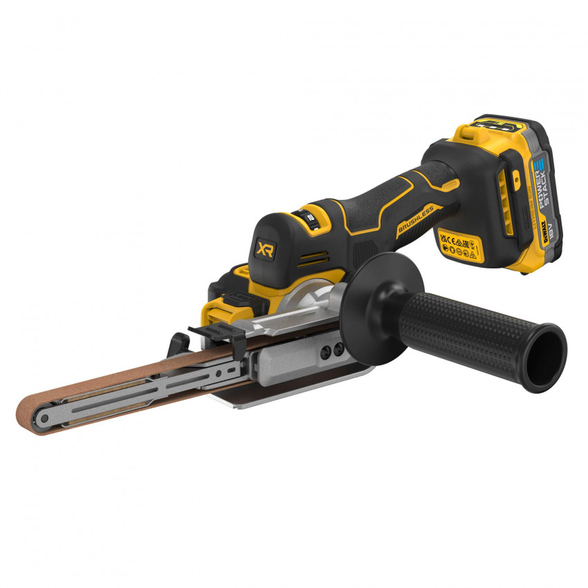 Напилок стрічковий акумуляторний безщітковий DeWALT DCM200E2T-DCM200E2T