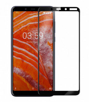 Захисне скло Full screen PowerPlant для Nokia 3.1 Plus, Black-[articul]