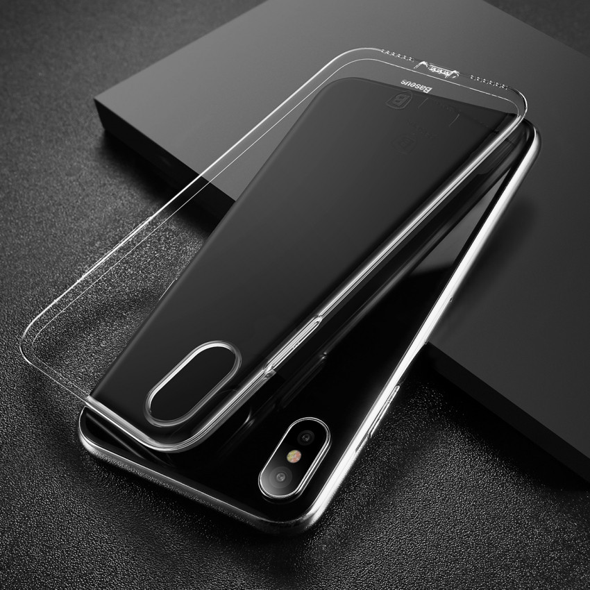 Чохол Baseus для iPhone X/Xs Pluggy TPU Transparent (ARAPIPHX-A02)-