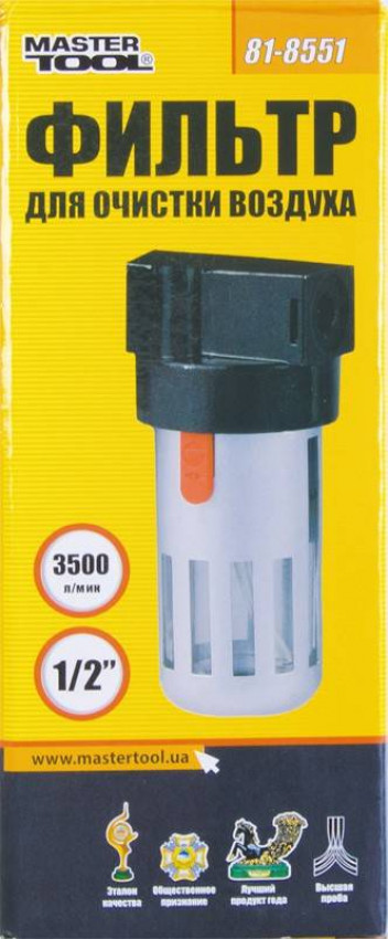 Фільтр повітряний металевий MASTERTOOL 1/2" 81-8551-81-8551