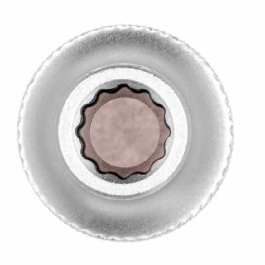 Головка торцева, 8 мм, 12-гранна, CrV, під квадрат 1/2, хромована Stels-13647