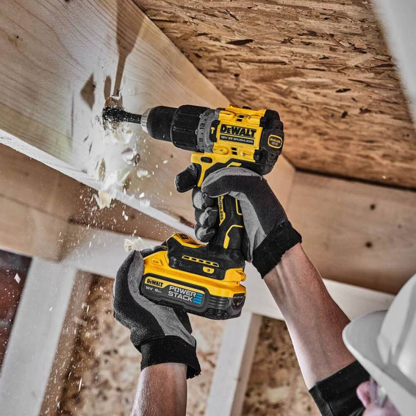 Дриль-шурупокрут акумуляторний безщітковий ударний DeWALT DCD805H2T-DCD805H2T