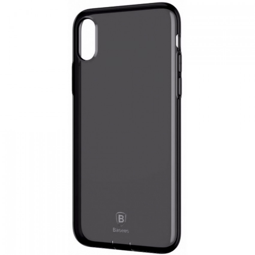 Чохол Baseus для iPhone X/Xs Pluggy TPU Transparent Black (ARAPIPHX-A01)-