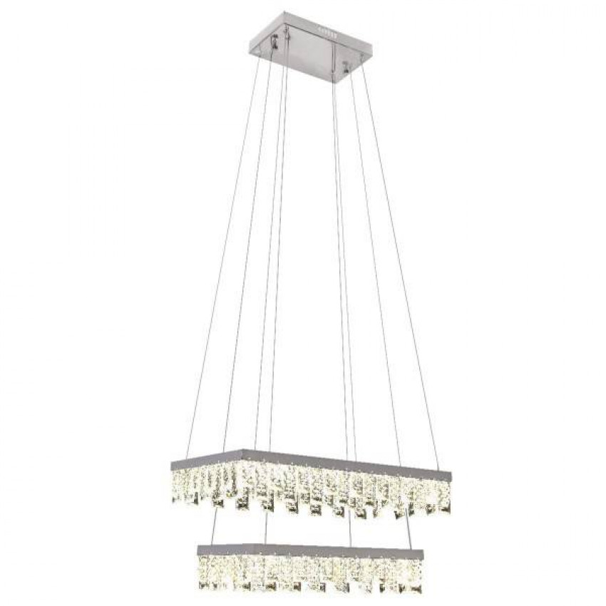 Люстра LED "PANDORA-96" 96W 4000K (хром)-019-028-0096