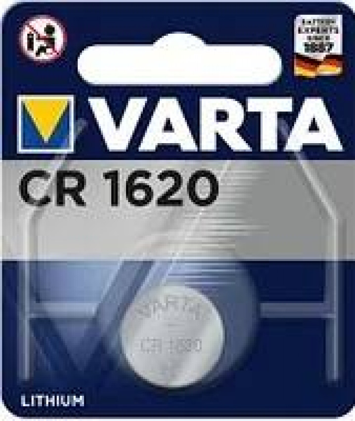 Батарейка VARTA CR 1620 BL1 Lithium (10 шт./упак)-CR1620