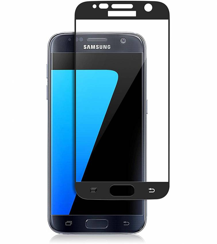 Захисне скло Full screen PowerPlant для Samsung Galaxy S7 Black-GL605415