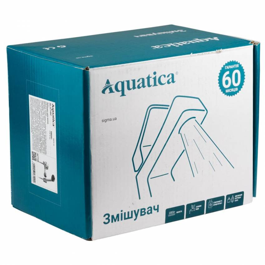 Змішувач IG Ø35 для ванни литої AQUATICA IG-1C149C (9709200)-IG-1C149C