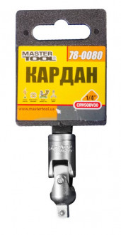 Шарнір карданний MASTERTOOL 1/4&quot; CRV 78-0080