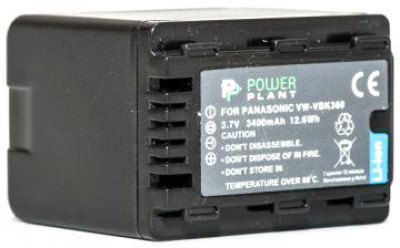 Акумулятор PowerPlant Panasonic VW-VBK360 3400mAh-[articul]