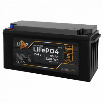 Акумулятор LP LiFePO4 24V (25,6V) - 90 Ah (2304Wh) (BMS 150A/75А) пластик-[articul]