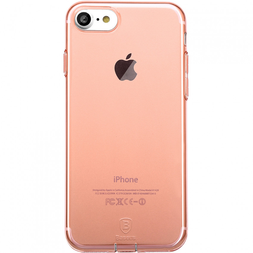 Чохол Baseus для iPhone SE 2020/8/7 Simple Pluggy Rose Gold (ARAPIPH7-A0R)-