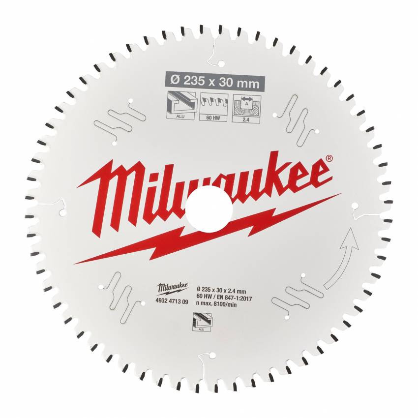 Диск пиляльний PFTE MILWAUKEE, Ø184х5/8"х2,1мм, 40 зуб. 1-4932471379