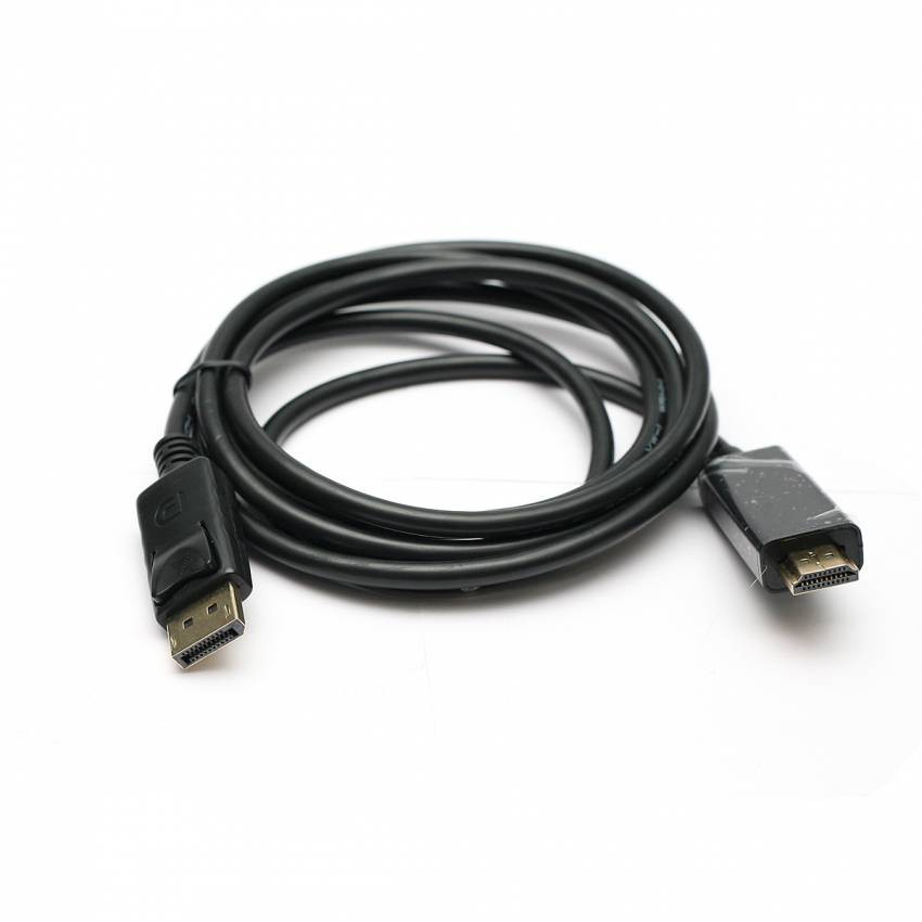 Відео кабель PowerPlant HDMI - DisplayPort, 1.8м, позолочені конектори, 1.3V-KD00AS1237