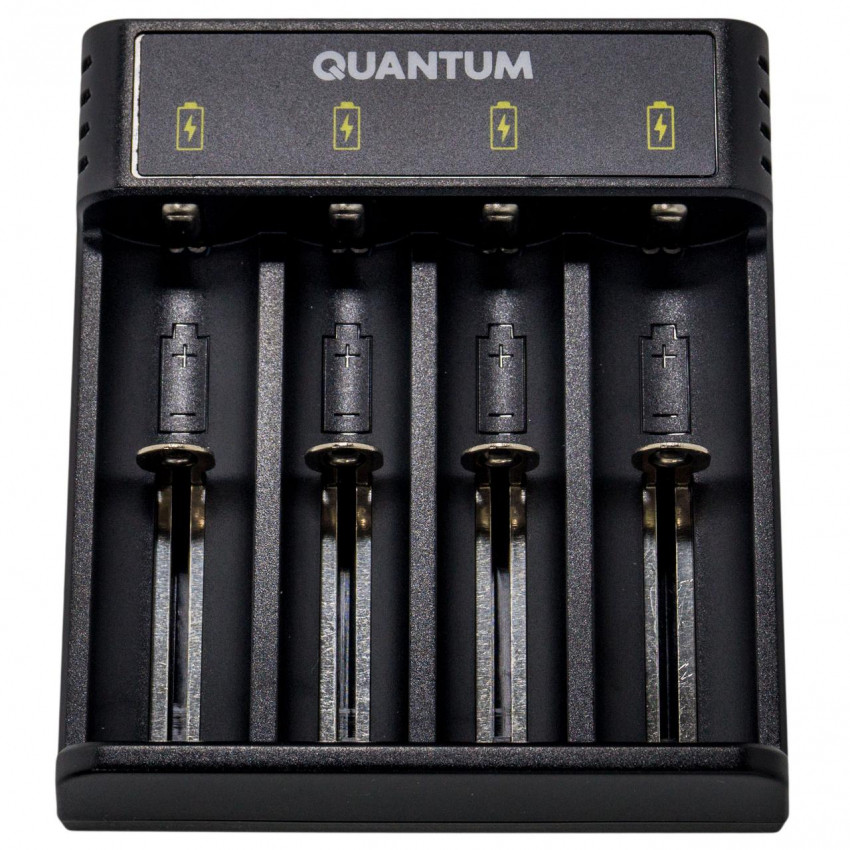 Зарядний пристрій Quantum QM-BC2040 для Li-ion 3.7V акум. 4-slot (USB)-QM-BC2040