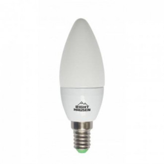 Лампа 6W RIGHT HAUSEN LED Soft line CB. E14 4000K-[articul]