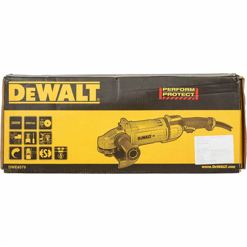 Шліфмашина кутова - болгарка мережева DeWALT DWE4579-DWE4579